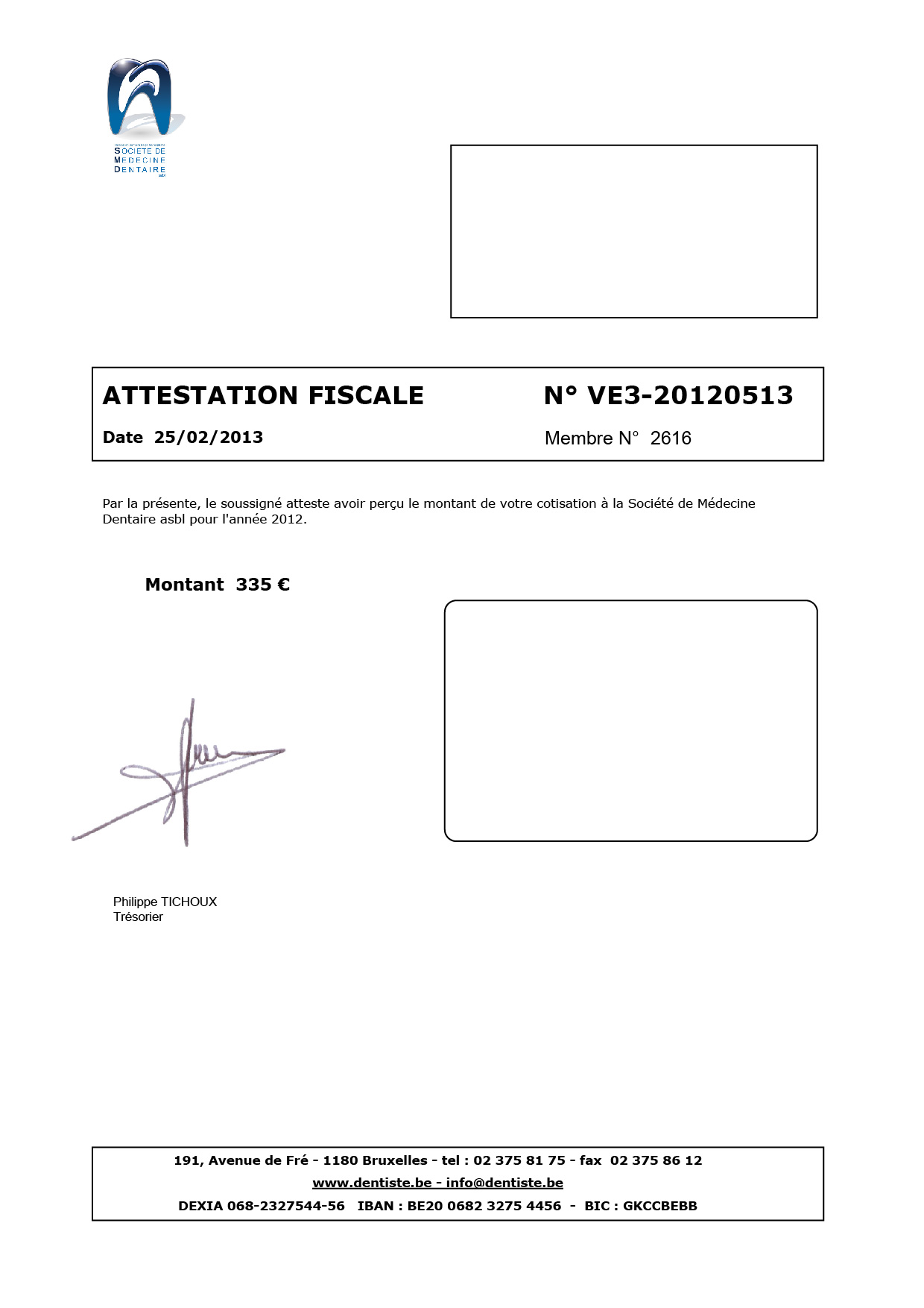 Invoice Cotisation-SMD-NORMAL 2012-1